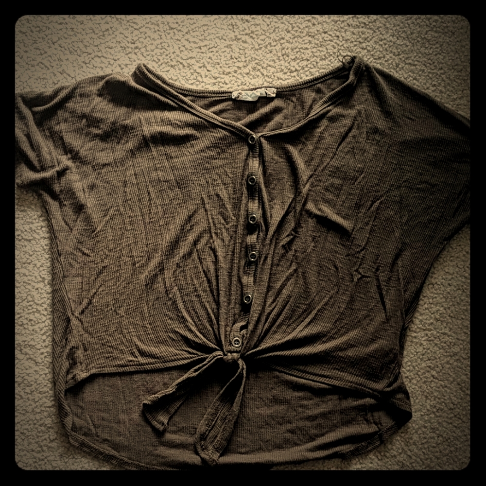 Pink Rose Belly Shirt